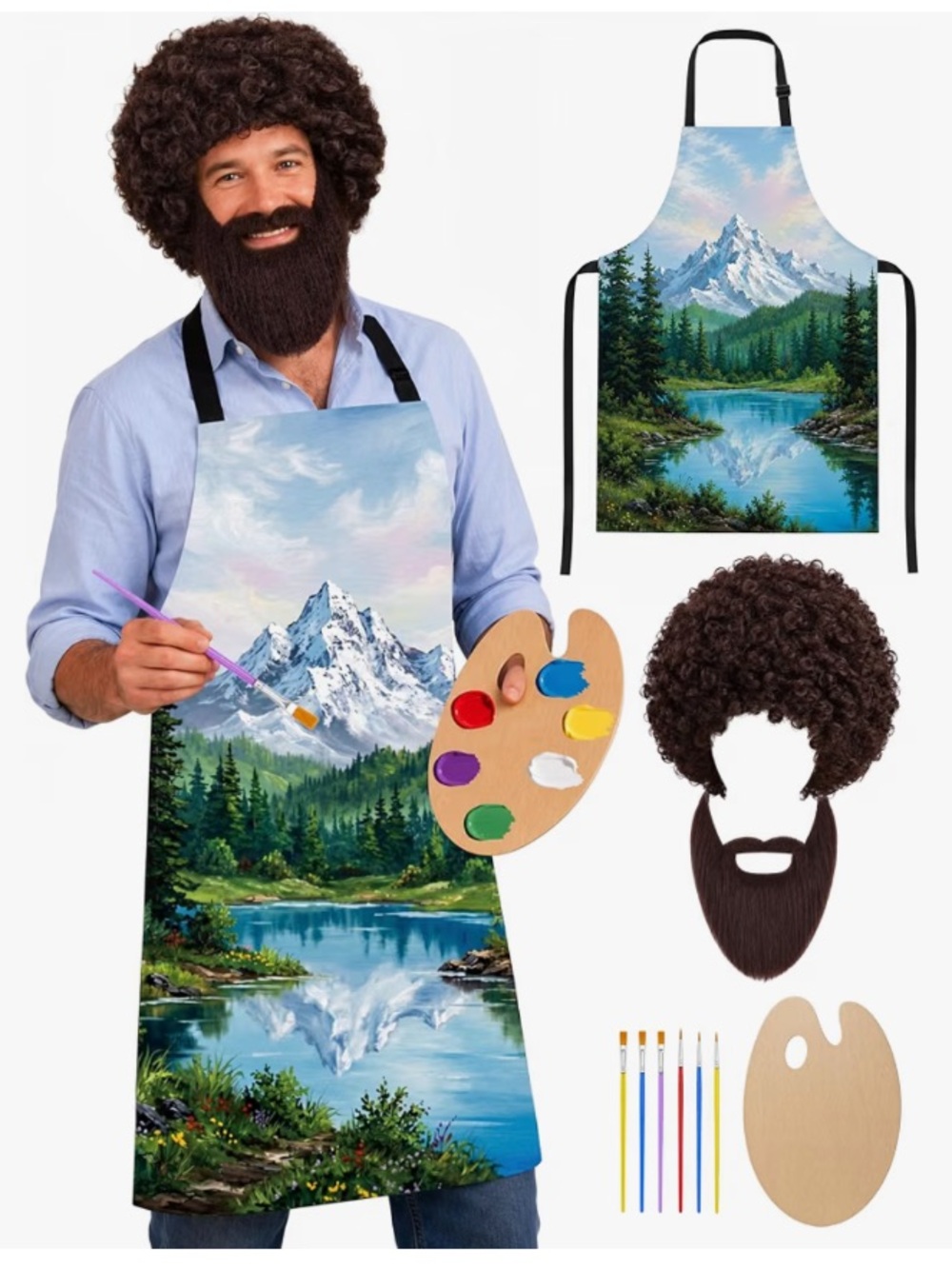 10 piece 80's painter costume